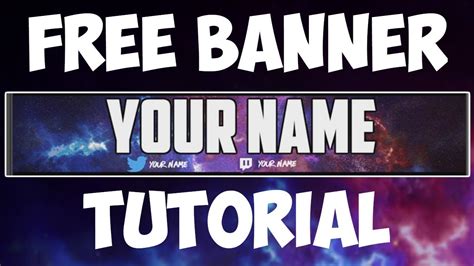 create your own youtube banner